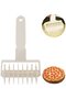 Pizza rotisserie, baking tool, suitable for bakeries, white.