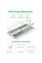 100W LED Outdoor Floodlights, 10000lm Outdoor Floodlight, Waterproof, Cool White 6000-6500K, Ideal for Garden, Garage, Hotel, etc. - 4