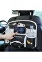 Car Backseat Organizer, Car Back Seat Protector, New 2024 Panda Leather Material with Drink Cup Hold - 2