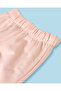 Infant Girls Peach All Over Print Jogger Pants - 2