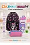 School Bag, Double Compartment Pencil Bag, Keychain and Water Bottle Set