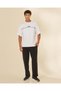 Men Ivory Modal Lounge T-Shirt - 2