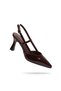 Hoost Premium Burgundy Patent Leather Heeled Shoes 7.5 cm - 2