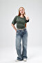 Crew Neck Ultra Soft Lycra Fabric Basic T-Shirt & Bodysuit with Waistband - 5