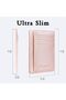 Front Pocket Minimalist Leather Slim Wallet RFID Blocking Medium Size - 6
