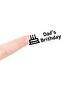 210 Pcs D11/D110/D101 Label Maker Tape Clear Return Name File Folder Waterproof Labels Stick