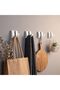 4 Pcs Folding Hideaway Coat Hooks Heavy Duty Wall Towel Hooks for Bathrooms Retractable Coat - 3