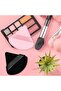 Triangular Powder Puff Makeup Sponges 8Pcs-Beige&Black - 5