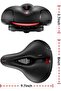 Comfort foam double shock-absorbing bike seat. - 4
