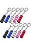 Mini Led Flashlight Keychain, Portable Bright Flashlight Keychain Ring Light Torch with Hook, Super