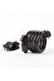 Combination chain lock black.