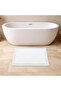100% Cotton Reversible Tufted Bath Mat – 60x90 cm, 2000 GSM, Ivory