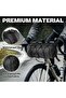 2.5L black waterproof handlebar bag. - 5