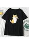 Mi̇ngalondon Dog and Cat Printed Oversize T-Shirt (Single Item Shipped, Please Choose Color) - 2