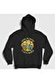 Unisex Black Hang in There It Gets Worse Fallout Hooded Sweatshirt 619894Tt