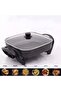 6L large-capacity multi-functional medical stone electric hot pot, 8-in-1 non-stick low-smoke electric frying pan, equipped with 5-level temperature controller, suitable for family gatherings - 5