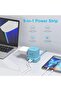 وصلة تمديد USB للشحن السريع PD3.0 بقوة 100 واط مقبس تمديد متعدد المقابس بخمسة اتجاهات (13 أمبير/3250 - 2