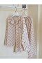 طقم بيجامة نسائي من القطن الفانيلا من codcm، بيجامة لطيفة بتصميم قلب، قميص بأكمام طويلة وأزرار وبنطلون طويل W - 6