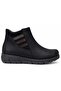Olipuke Genuine Leather Flat Non-Slip Sole Orthopedic Women's Boots Black - 3