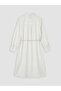 Lcw Everyday Blue Striped Linen Blend Women's Shirt Tunic - 6