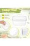 20 Pack Tamper Proof Containers with Lids – 8 oz Clear Plastic Square Deli Containers, Airtight Meal - 6
