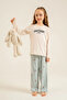 Mother Daughter Sweet Dreams Cream Long Sleeve Pajama Set - 4