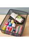 Mesh storage box, dark grey, 42x30x10 cm - 3