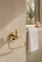 Gold Toilet Roll Holder Retro Design Complete Brass Rustproof Outdoor Bathroom Toilet Paper Holder Gold Color - 4