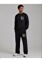 Ny Bear Printed Men's Tube-Cut Collar Bottom/Up Trouser Track Suit