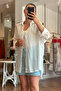 White Oversize Tulle Shirt - 5