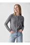 Rmz Gi̇yi̇m Farkiyla Zero Roba Collar Women's Knitwear Cardigan