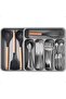 Kitchen Drawer Organizer, Expandable Utensil Tray with Adjustable Dividers, Silverware Storag