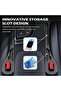 Car Seat Gap Filler Organizer 2 Pieces, Multi-Functional Side Console Storage Catcher with Built-in - 7