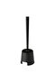 Toilet brush/holder, black