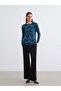 Esvab • Modern & Distinctive Zero Roba Collar Embroidered Women's Knitwear Sweater - 2
