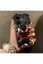 Tecno Pova 6 Compatible Spiderman Patterned Silicone Edge Hard Back Case Couple Phone Case - 3
