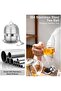 2 Pack Stainless Steel Tea Infusers, Reusable Loose Leaf Tea Strainers with Chain Hook, Fine - 5