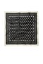Women's 70X70 cm Black and White Polka Dot Satin Scarf