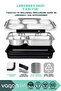 Bento 1600ml Lunchbox New Collection Leakproof Single Layer 5 Compartments Stainless Steel Lunch Box - 6