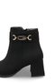 Astra Aria Women's Heeled Boots 00121862 Black Suede - 4