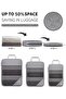 Compression Packing Cubes, 5 PCS Expandable Polyester Travel Storage Bags for Suitcases, Li - 2