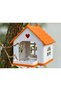 Decorative Garden and Balcony Bird Feeder with Heart Detail and Roofed Bird Nest Feeder - 7