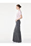 Regular Fit Beaded Crew Neck Short Sleeve Viscose Knit Sweater - 3