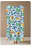 Light Blue Avocado and Leaf Pattern 70X150 Beach Towel - Digital Printed Bath Towel - 4