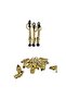 Assassin Beaded Keychain Gold Knitted - 5