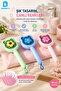 Children's Hair Brush 20 cm Floral Beaded Detangling Comb - 2