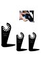3pcs 3pcs Quick Release Swing Multifunctional Tool, Bimetallic Saw Head Suitable for Drywall, Precis - 7