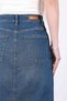 Vintage Blue Women's Regular Fit Lycra High Waist Mid-Length Denim Jeans Skirt Ali̇ce-4011 - 5