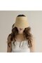 Women's foldable straw hat beige 11cm brim adjustable. - 4
