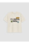 Lcw Kids Beige Crew Neck Printed Boys' T-Shirt 5-Pack - 5